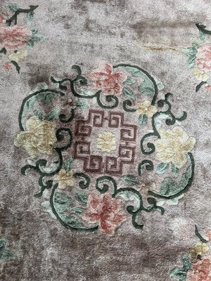 Vintage Chinese Silk Rug, 1970s-YMM-1819702