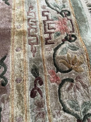 Vintage Chinese Silk Rug, 1970s-YMM-1819702