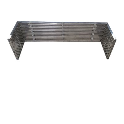 Vintage Chrome Metal Bench-TCS-1817992