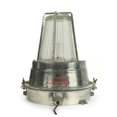 Vintage Chrome-Plated Metal Boat Wall Light-NQ-742121