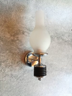 Vintage Chrome Sconce, 1970s-NTQ-954616