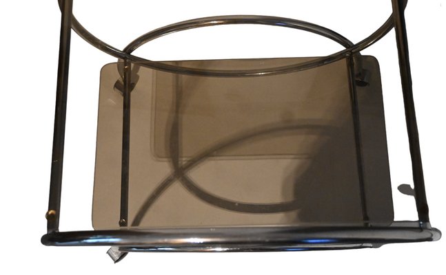 Vintage Chrome Serving Trolley-RIK-1787837