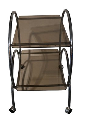 Vintage Chrome Serving Trolley-RIK-1787837