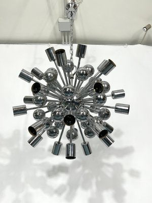 Vintage Chrome Sputnik Chandelier from Reggiani, Italy, 1970s-OT-1193570