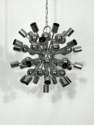 Vintage Chrome Sputnik Chandelier from Reggiani, Italy, 1970s-OT-1193570