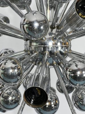 Vintage Chrome Sputnik Chandelier from Reggiani, Italy, 1970s-OT-1193570