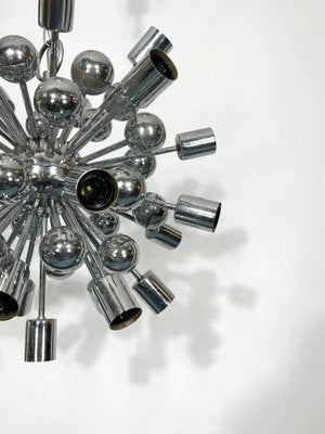 Vintage Chrome Sputnik Chandelier from Reggiani, Italy, 1970s-OT-1193570