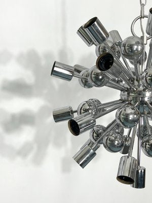 Vintage Chrome Sputnik Chandelier from Reggiani, Italy, 1970s-OT-1193570