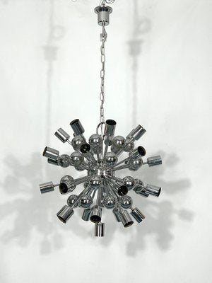 Vintage Chrome Sputnik Chandelier from Reggiani, Italy, 1970s-OT-1193570