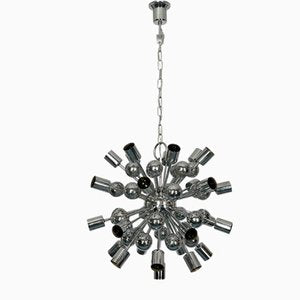 Vintage Chrome Sputnik Chandelier from Reggiani, Italy, 1970s-OT-1193570