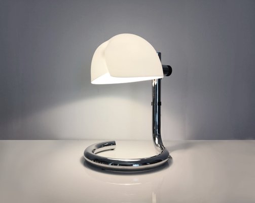 Vintage Chrome Table Lamp from Metalarte, 1970s-JJT-673774