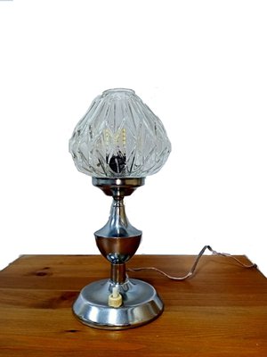 Vintage Chrome Table Lamps, Set of 2-SNX-910273