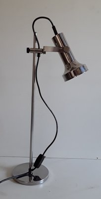 Vintage Chromed Metal Adjustable Table Lamp from Simon & Schelle, 1960s-HOI-706517