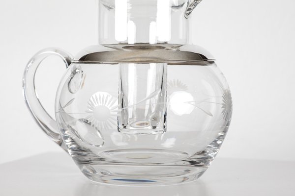 Vintage Clear Tea Jar-PSO-1752459