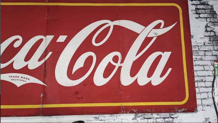 Vintage Coca Cola Sign, 1957-NA-1811321