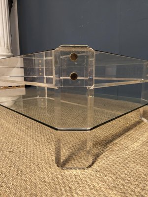 Vintage Coffee Table in Acrylic Glass-HLV-1722971