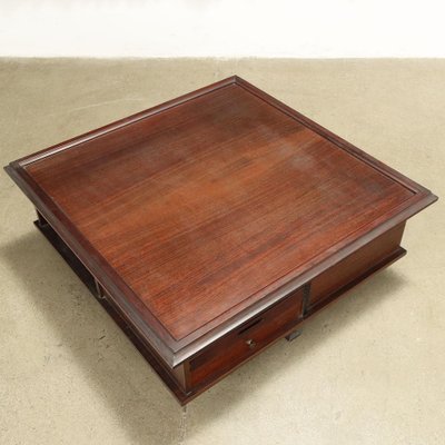 Vintage Coffee Table in Exotic Wood, Italy, 1960s-VMM-1821409