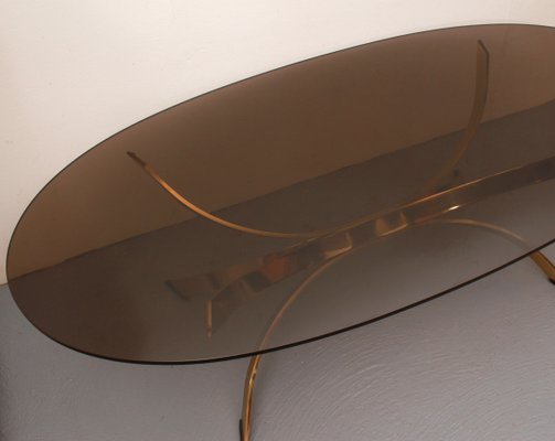 Vintage Coffee Table in Smoke Glass by Maria Pergay, 1975-PF-1812755