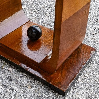 Vintage Coffee Table with Glass Top-RAQ-1702948