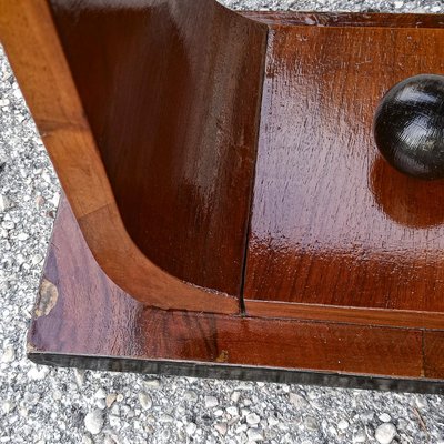 Vintage Coffee Table with Glass Top-RAQ-1702948