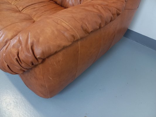 Vintage Cognac Leather Sofa, 1970s-AHO-1811280