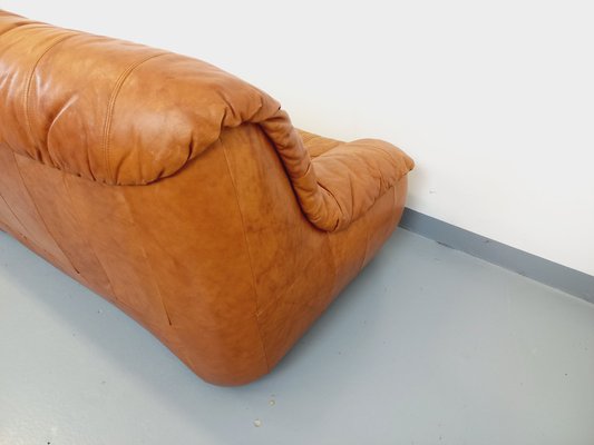 Vintage Cognac Leather Sofa, 1970s-AHO-1811280