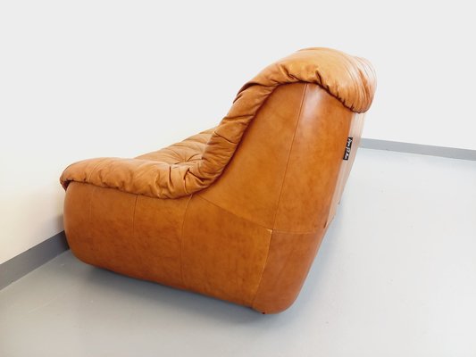 Vintage Cognac Leather Sofa, 1970s-AHO-1811280