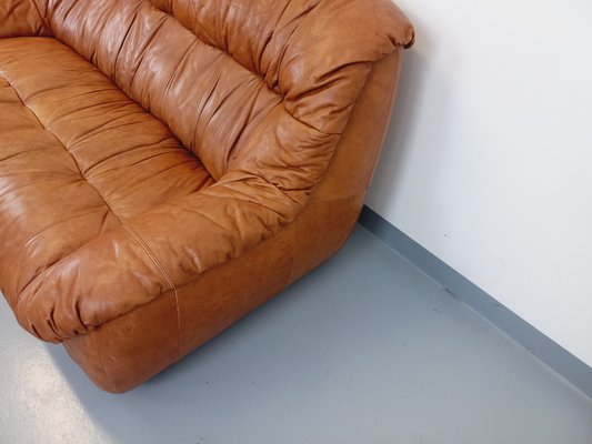 Vintage Cognac Leather Sofa, 1970s-AHO-1811280