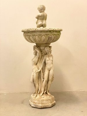 Vintage Concrete Fountain, 1970s-NPC-1325157