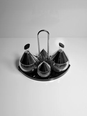 Vintage Condiment Set in Chrome, 1980, Set of 4-VTK-2022821