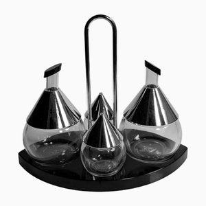 Vintage Condiment Set in Chrome, 1980, Set of 4-VTK-2022821