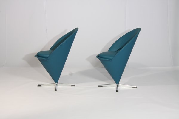 Vintage Cone Swivel Chair by Verner Panton, 1960s-IXA-160442