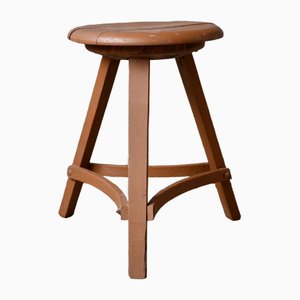 Vintage Congregation Tripod Stool-AIU-1742527