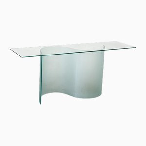 Vintage Console Table in Glass, 1990s-XLH-1813117