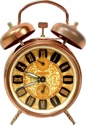 Vintage Copper Alarm Clock from Kienzle, 1960s-ZCY-1375445