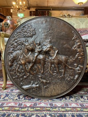 Vintage Copper Plated Belgian Plaque-NSG-1781126