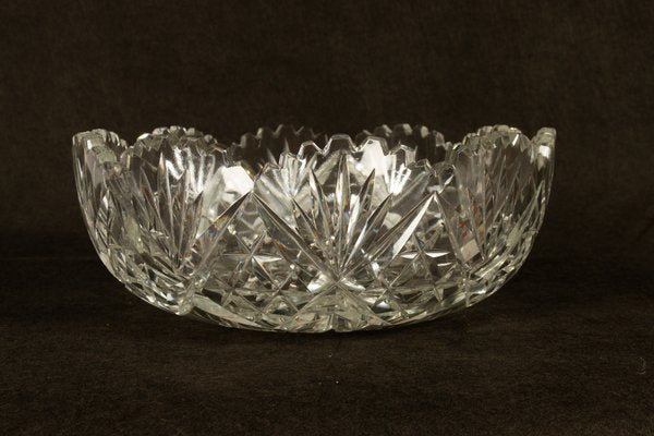 Vintage Crystal Bowls, 1940s, Set of 5-WIX-685870