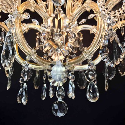 Vintage Crystal Chandelier, 1950s-TBU-2031613