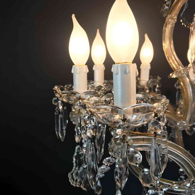 Vintage Crystal Chandelier, 1950s-TBU-2031613