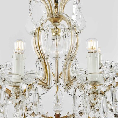 Vintage Crystal Chandelier, 1950s-TBU-2031613