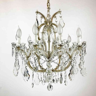 Vintage Crystal Chandelier, 1950s-TBU-2031613