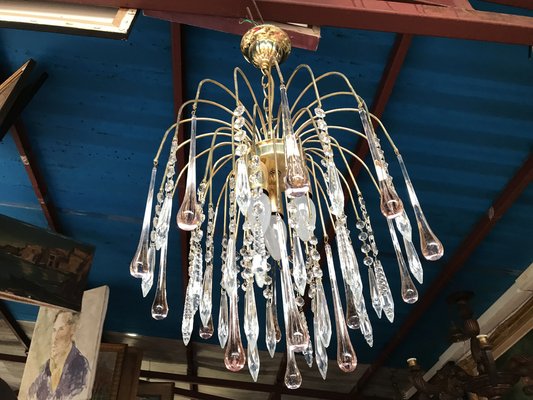 Vintage Crystal Chandelier, 1960s-WQQ-1373441