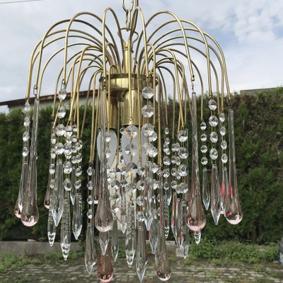 Vintage Crystal Chandelier, 1960s-WQQ-1373441