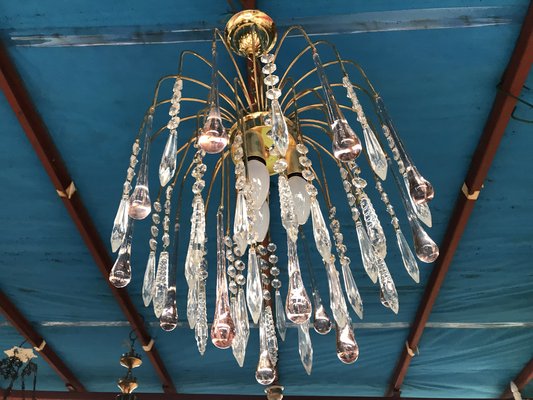 Vintage Crystal Chandelier, 1960s-WQQ-1373441