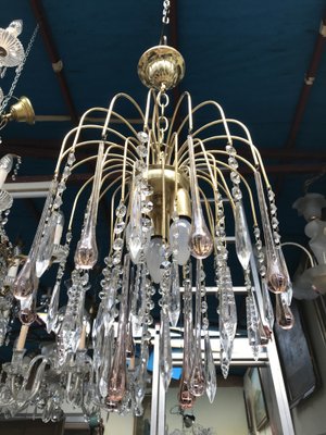 Vintage Crystal Chandelier, 1960s-WQQ-1373441