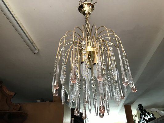 Vintage Crystal Chandelier, 1960s-WQQ-1373441