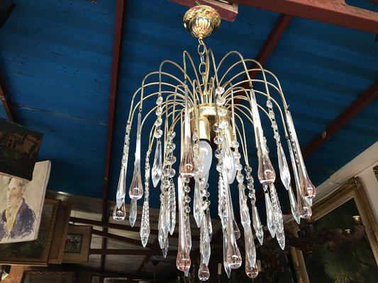 Vintage Crystal Chandelier, 1960s-WQQ-1373441