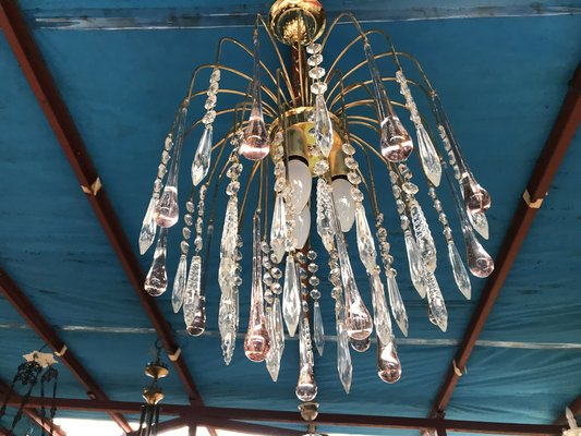 Vintage Crystal Chandelier, 1960s-WQQ-1373441