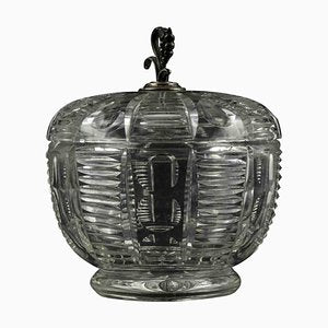 Vintage Crystal Container, Italy, 1970s-ZCI-1379143