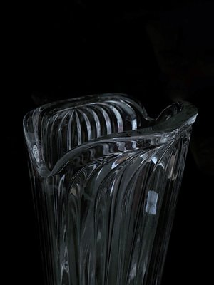 Vintage Crystal Glass Vase from Villeroy & Boch, 1980s-VTK-2022631